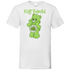 Kiff Bärchi - Glücksbärchi - Herren V-Neck Shirt White