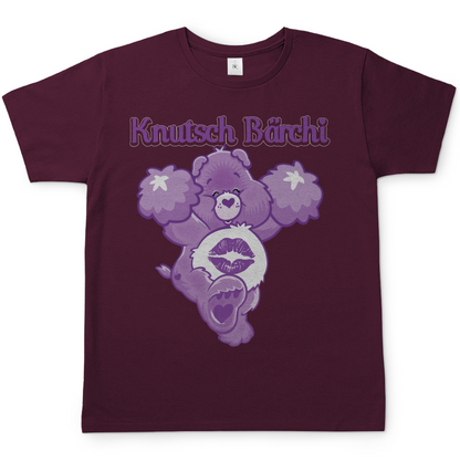 Knutsch Bärchi - Glücksbärchi - Herren Shirt Burgundy