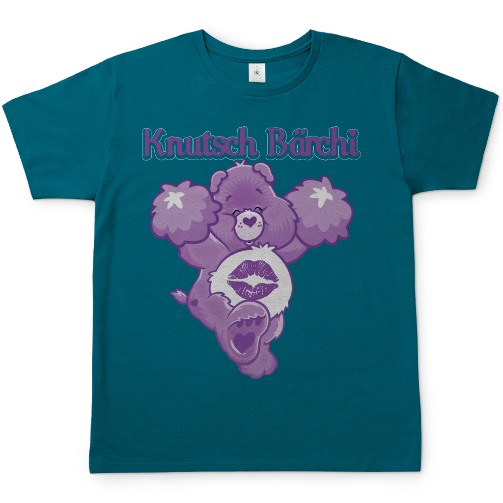 Knutsch Bärchi - Glücksbärchi - Herren Shirt Diva Blue