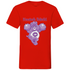 Knutsch Bärchi - Glücksbärchi - Herren V-Neck Shirt Red