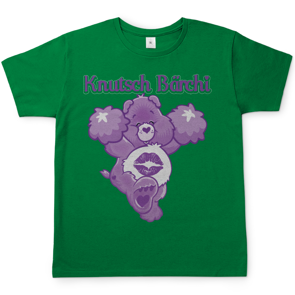 Knutsch Bärchi - Glücksbärchi - Herren Shirt Kelly Green
