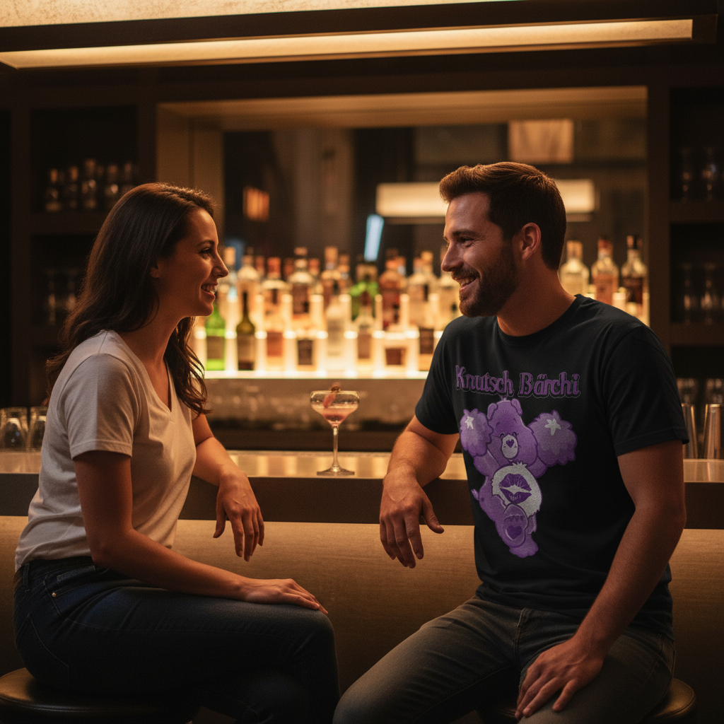Knutsch Bärchi - Glücksbärchi - Herren Shirt