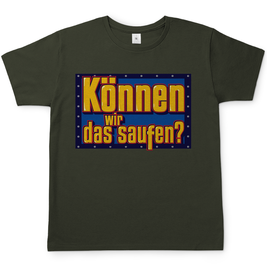 Können wir das saufen? Bob der Baumeister - Herren Shirt Urban Khaki