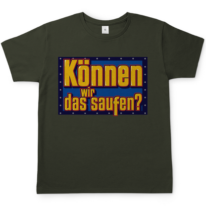 Können wir das saufen? Bob der Baumeister - Herren Shirt Urban Khaki