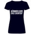 Können wir das saufen? - V-Neck Damenshirt Deep Navy