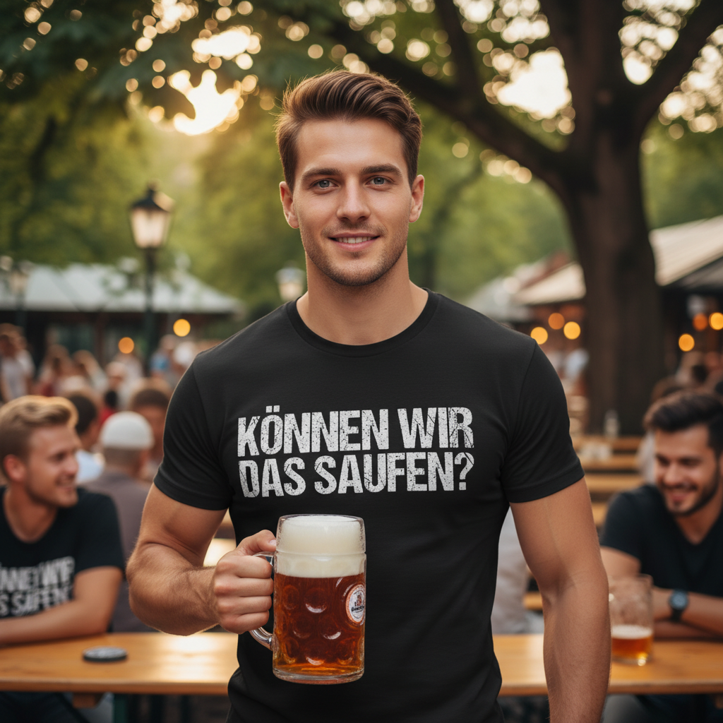 Können wir das saufen? - Herren Shirt