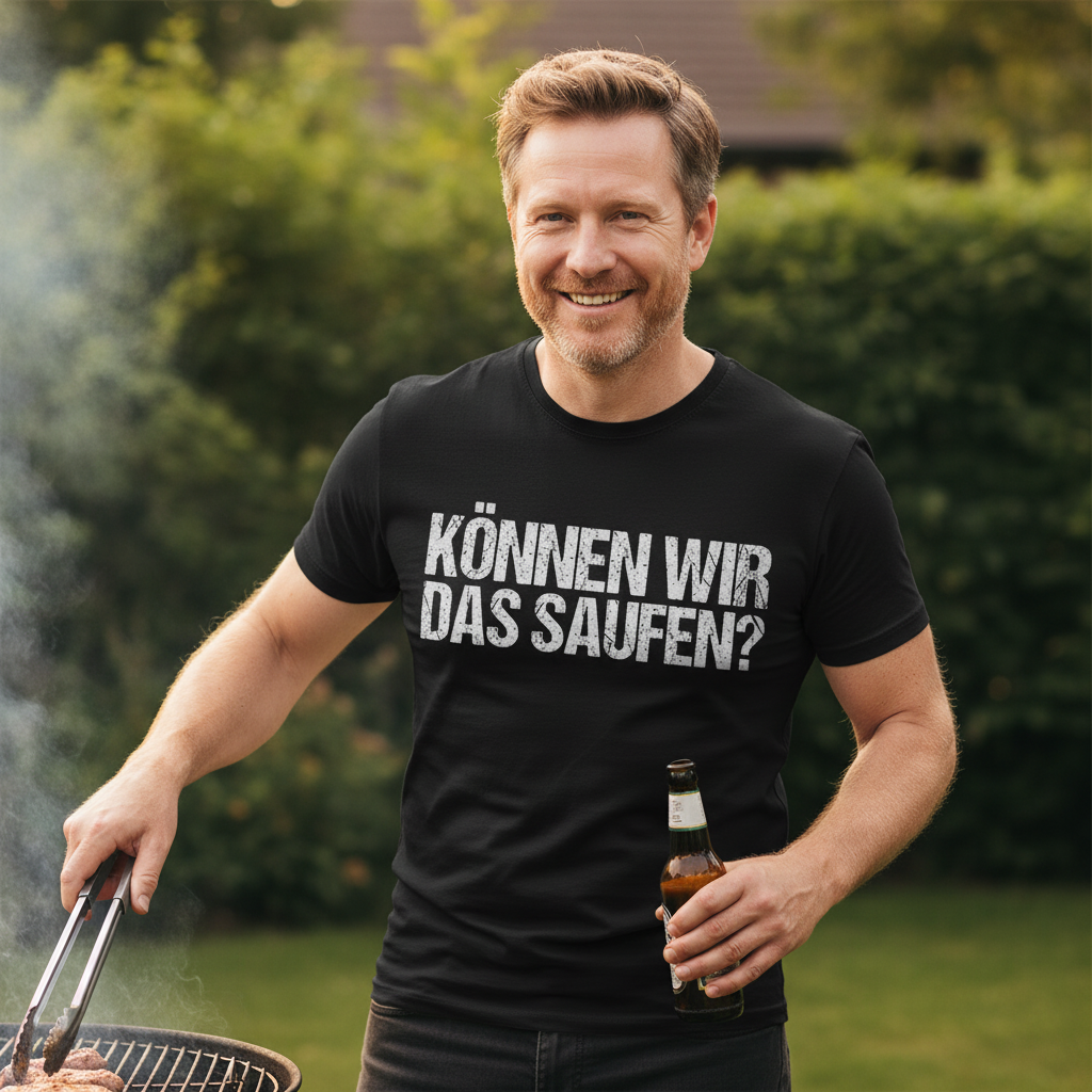 Können wir das saufen? - Herren Shirt