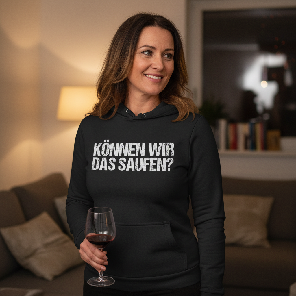 Können wir das saufen? - Damen Hoodie