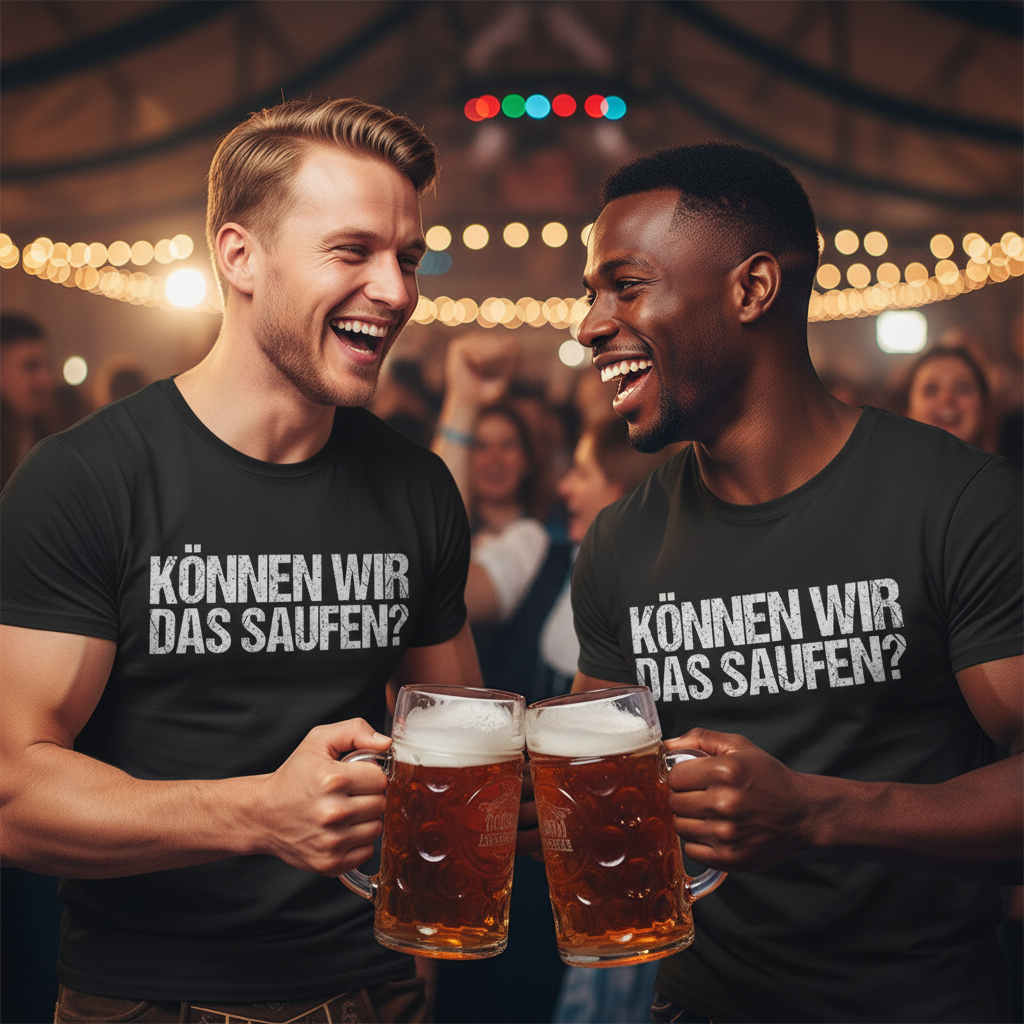 Können wir das saufen? - Herren Shirt