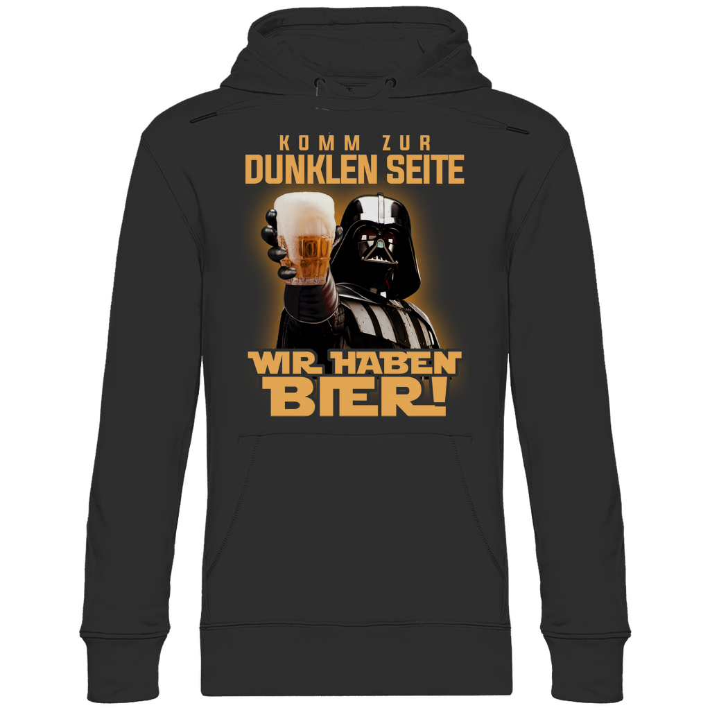 Komm zur dunklen Seite wir haben Bier Darth Vader - Unisex Hoodie Black
