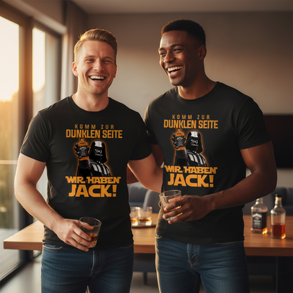 Komm zur dunklen Seite wir haben Jack Darth Vader - Herren Shirt