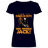 Komm zur dunklen Seite wir haben Jack Darth Vader - V-Neck Damenshirt Deep Navy