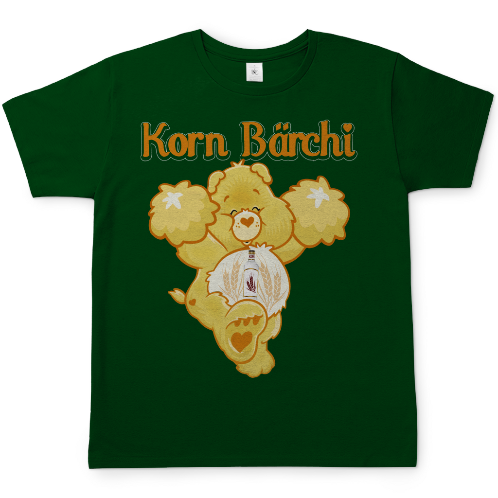 Korn Bärchi - Glücksbärchi - Herren Shirt Bottle Green
