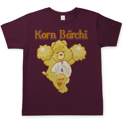 Korn Bärchi - Glücksbärchi - Herren Shirt Burgundy