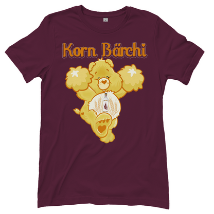 Korn Bärchi - Glücksbärchi - Damenshirt Burgundy