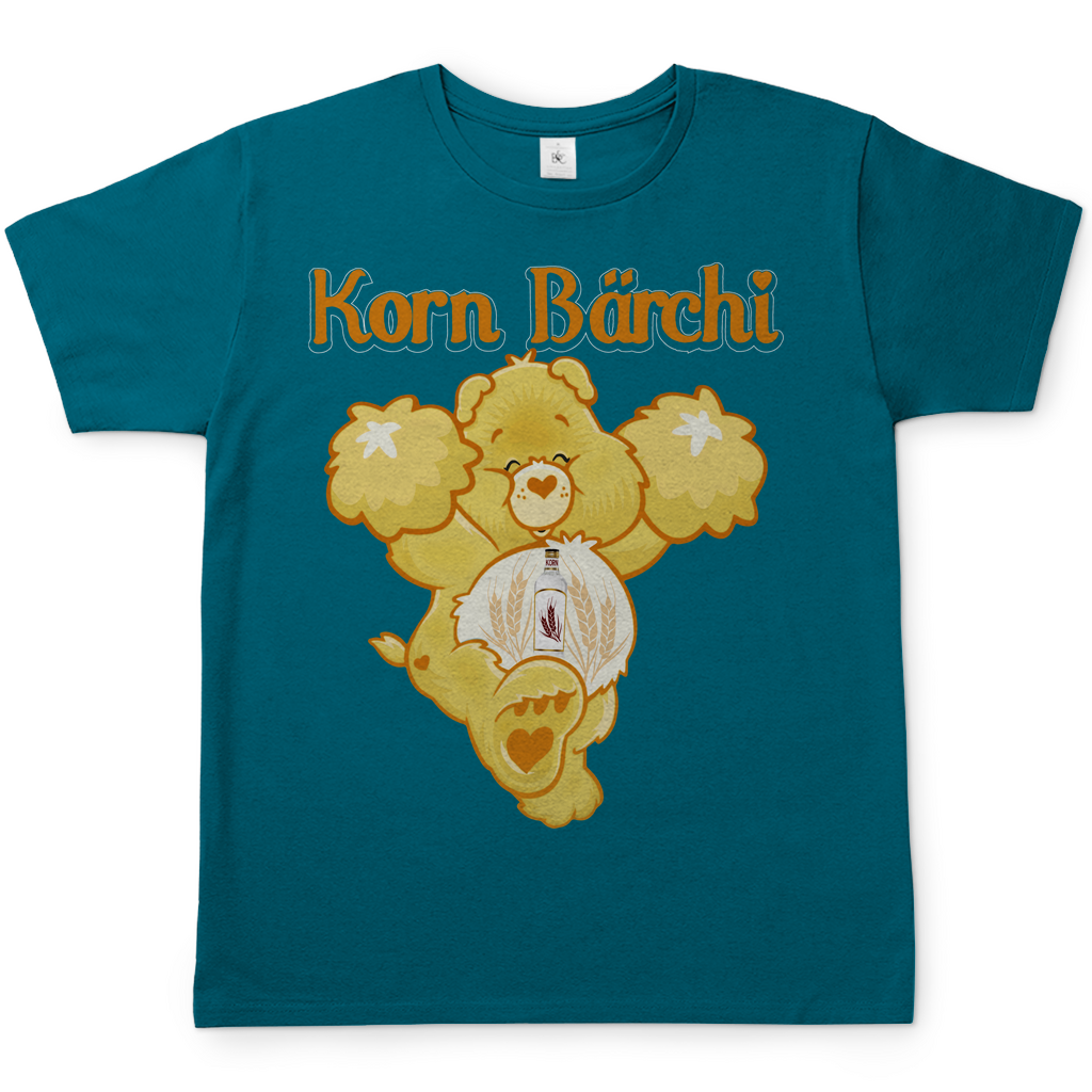 Korn Bärchi - Glücksbärchi - Herren Shirt Diva Blue