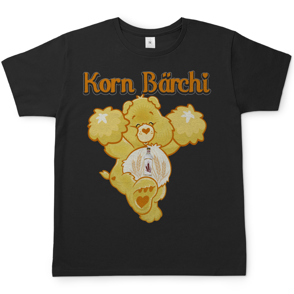 Korn Bärchi - Glücksbärchi - Herren Shirt Black