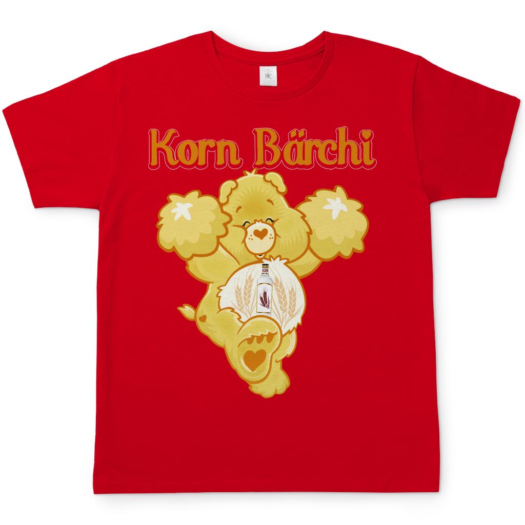 Korn Bärchi - Glücksbärchi - Herren Shirt Red