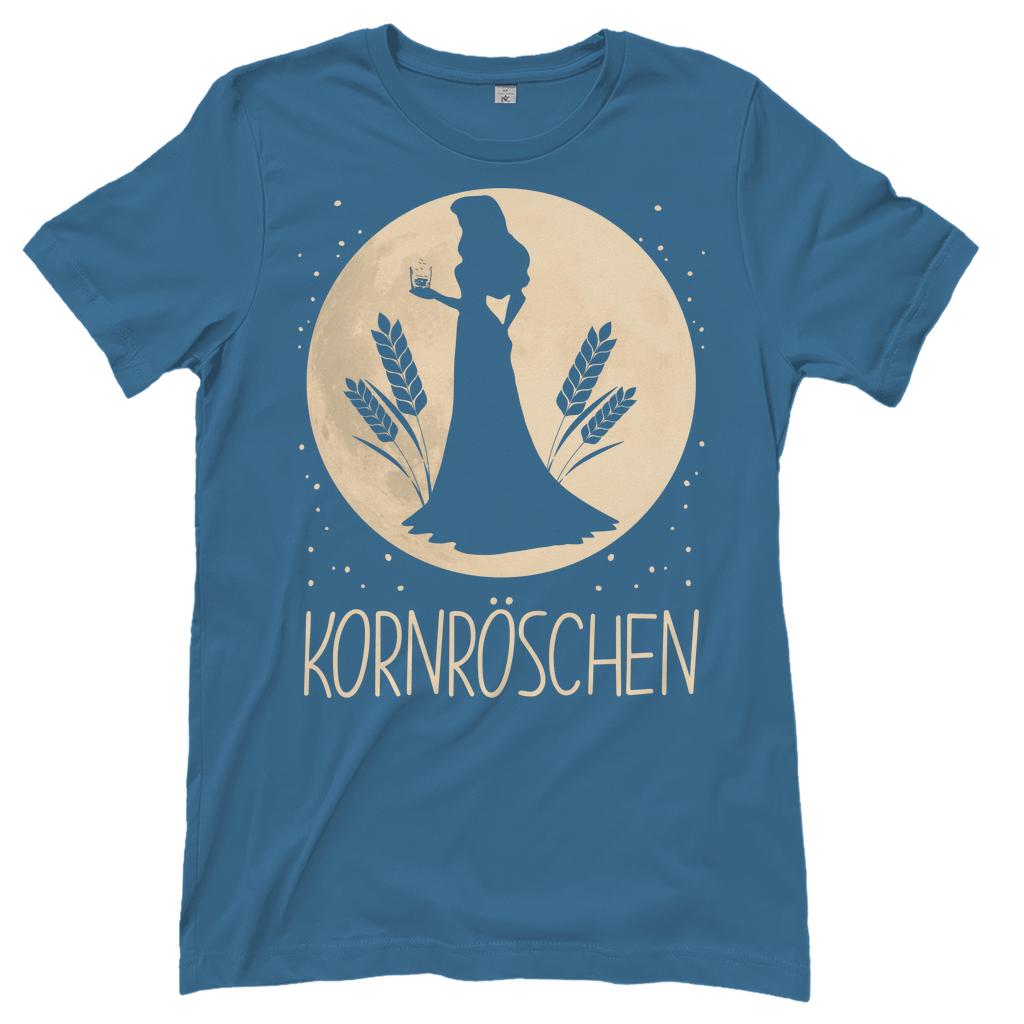 Mond Prinzessin - Kornröschen - Damenshirt Stone Blue