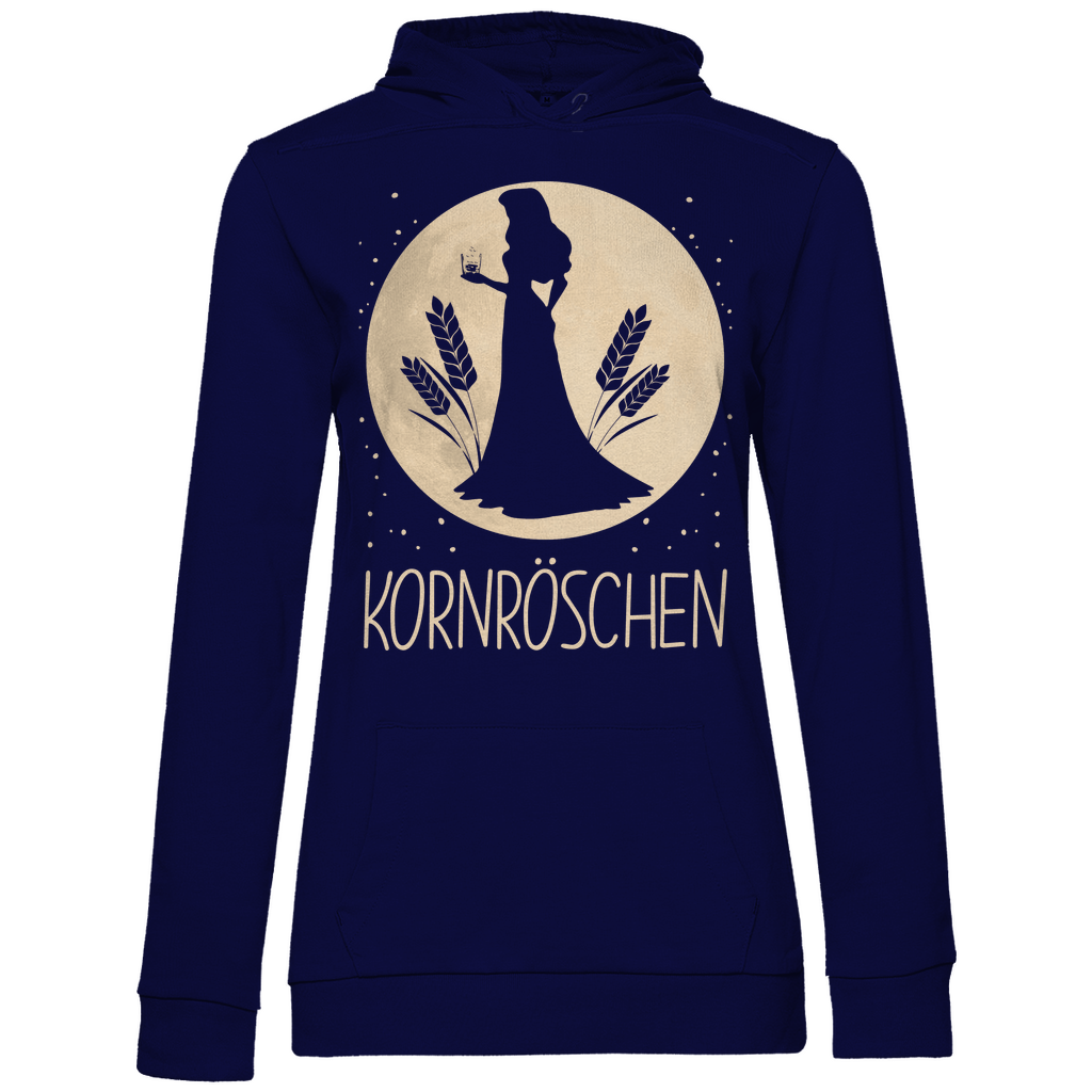 Mond Prinzessin - Kornröschen - Damen Hoodie Navy Blue