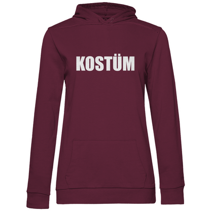Kostüm - Damen Hoodie Wine