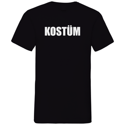 Kostüm - Herren V-Neck Shirt Black