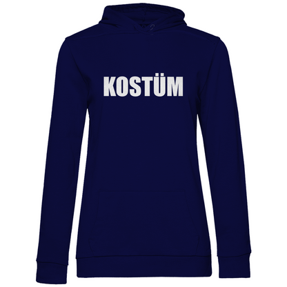 Kostüm - Damen Hoodie Navy Blue