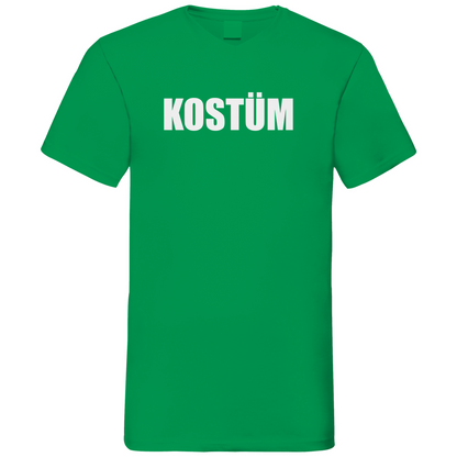 Kostüm - Herren V-Neck Shirt Kelly Green