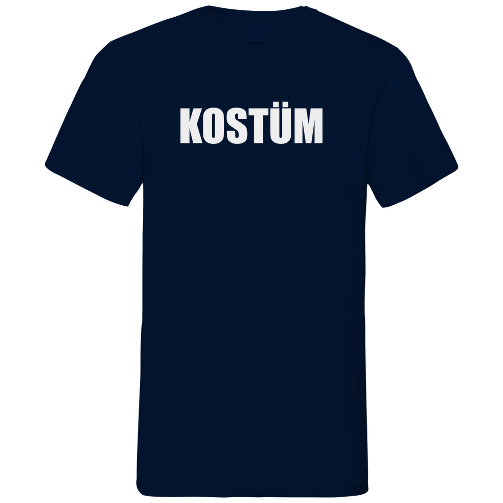 Kostüm - Herren V-Neck Shirt Navy