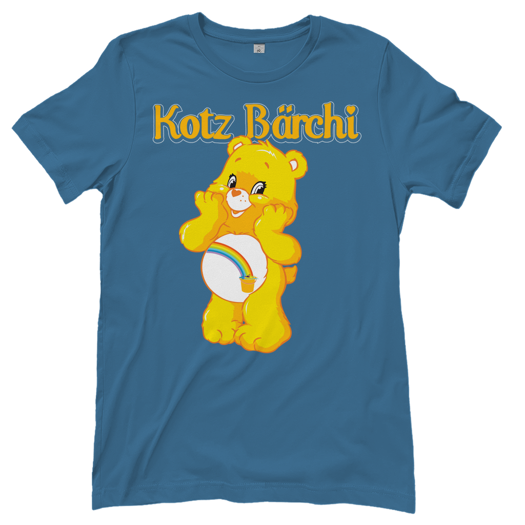 Kotz Bärchi - Glücksbärchi - Damenshirt Stone Blue