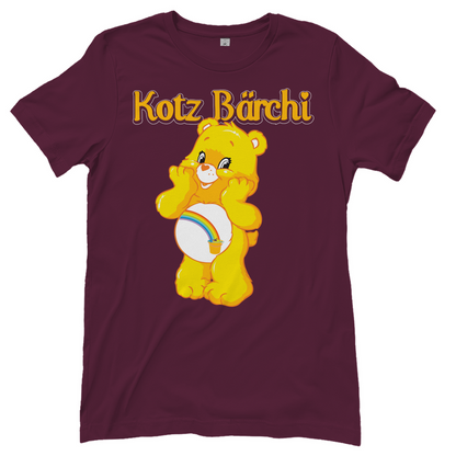 Kotz Bärchi - Glücksbärchi - Damenshirt Burgundy