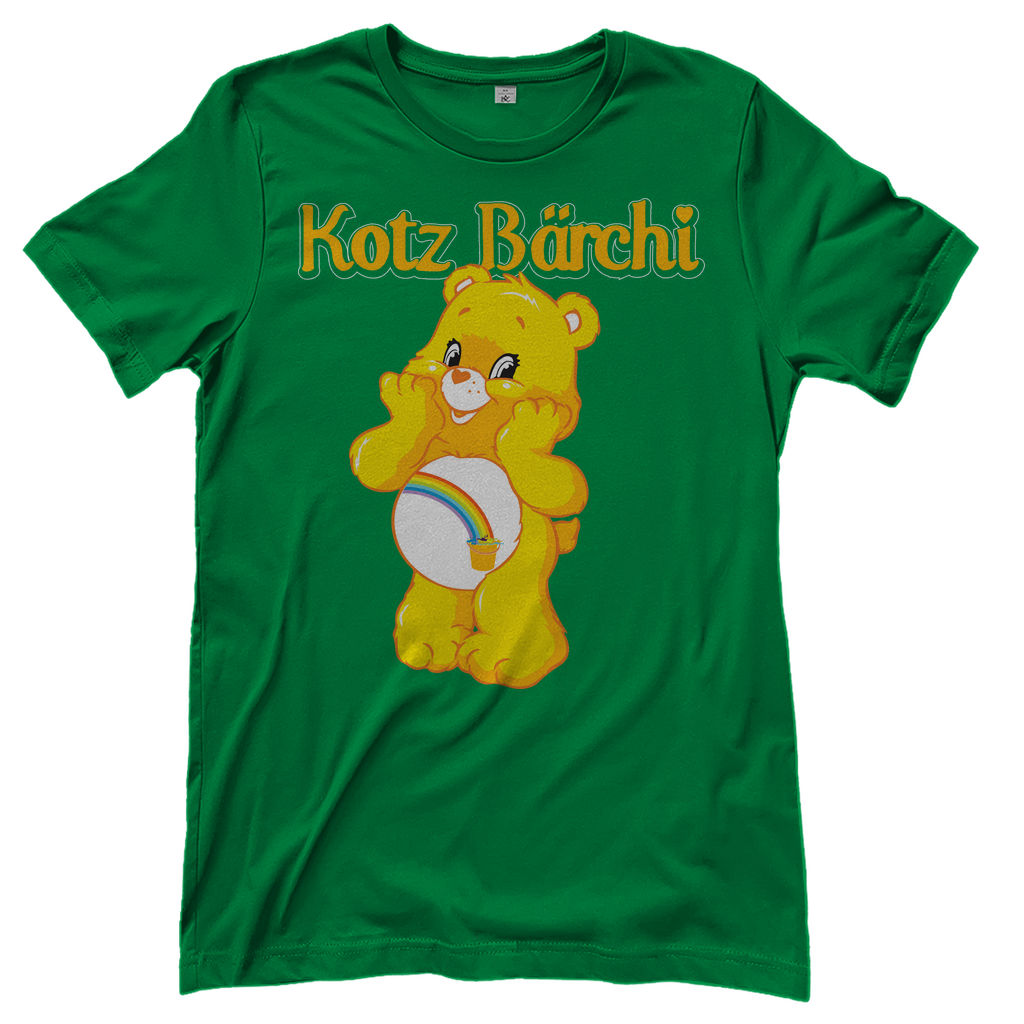 Kotz Bärchi - Glücksbärchi - Damenshirt Kelly Green