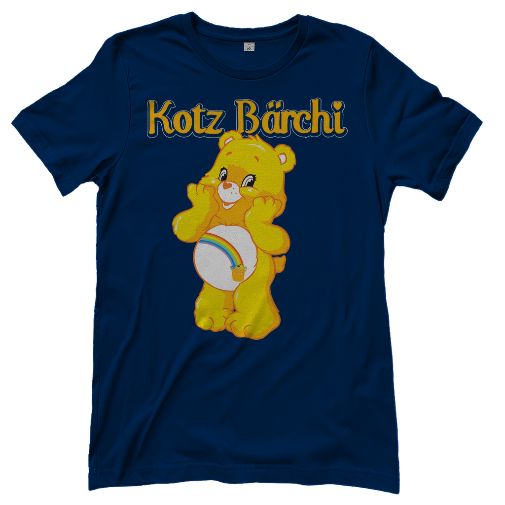 Kotz Bärchi - Glücksbärchi - Damenshirt Navy