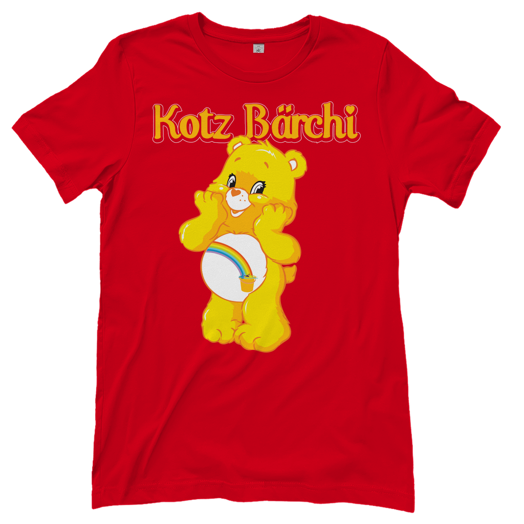 Kotz Bärchi - Glücksbärchi - Damenshirt Red