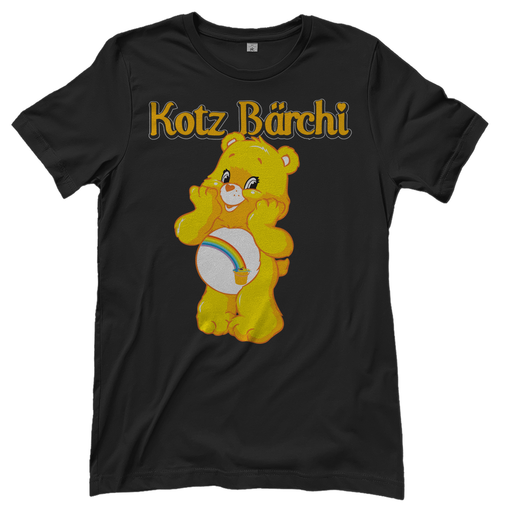 Kotz Bärchi - Glücksbärchi - Damenshirt Black
