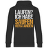 Laufen? Ich habe saufen verstanden - Unisex Hoodie Black