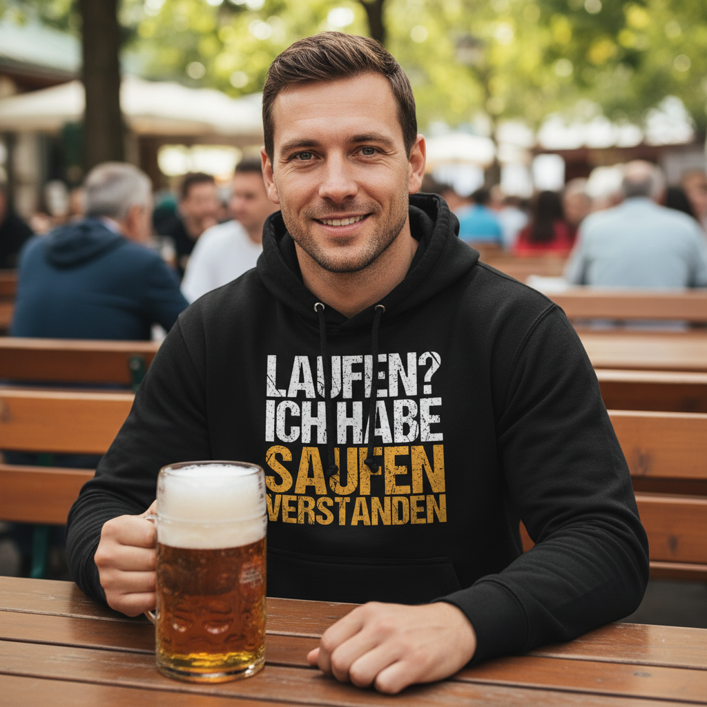 Laufen? Ich habe saufen verstanden - Unisex Hoodie