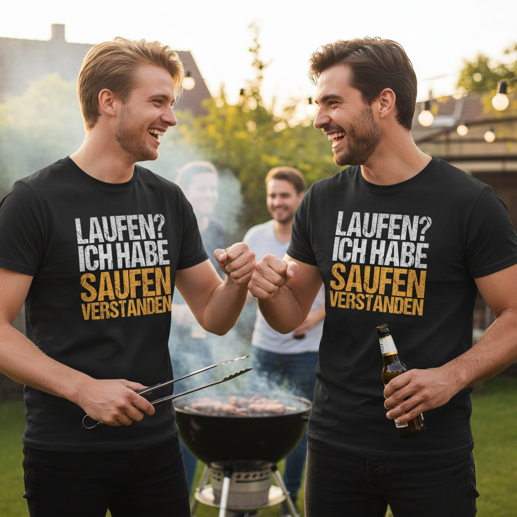Laufen? Ich habe saufen verstanden - Herren Shirt