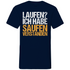 Laufen? Ich habe saufen verstanden - Herren V-Neck Shirt Navy