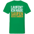 Laufen? Ich habe saufen verstanden - Herren V-Neck Shirt Kelly Green