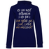 Ich bin nicht betrunken ich bin von Natur aus laut lustig und ungeschickt - Damen Hoodie Navy Blue