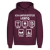 ICH UNTERSTÜTZE LGBTQ – Likör, Grill, Bier, Titten, Quickie – Herren Premium Bio Hoodie Burgundy