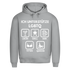 ICH UNTERSTÜTZE LGBTQ – Likör, Grill, Bier, Titten, Quickie – Herren Premium Bio Hoodie Heather Grey