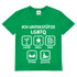 ICH UNTERSTÜTZE LGBTQ – Likör, Grill, Bier, Titten, Quickie – Herren V-Neck T-Shirt Kelly Green