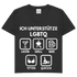 ICH UNTERSTÜTZE LGBTQ – Likör, Grill, Bier, Titten, Quickie – Damen V-Neck T-Shirt Black