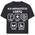 ICH UNTERSTÜTZE LGBTQ Likör Grill BIer Titten Quickie - Jack and Jones Oversize T-Shirt Asphalt