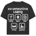 ICH UNTERSTÜTZE LGBTQ Likör Grill BIer Titten Quickie - Jack and Jones Oversize T-Shirt Black