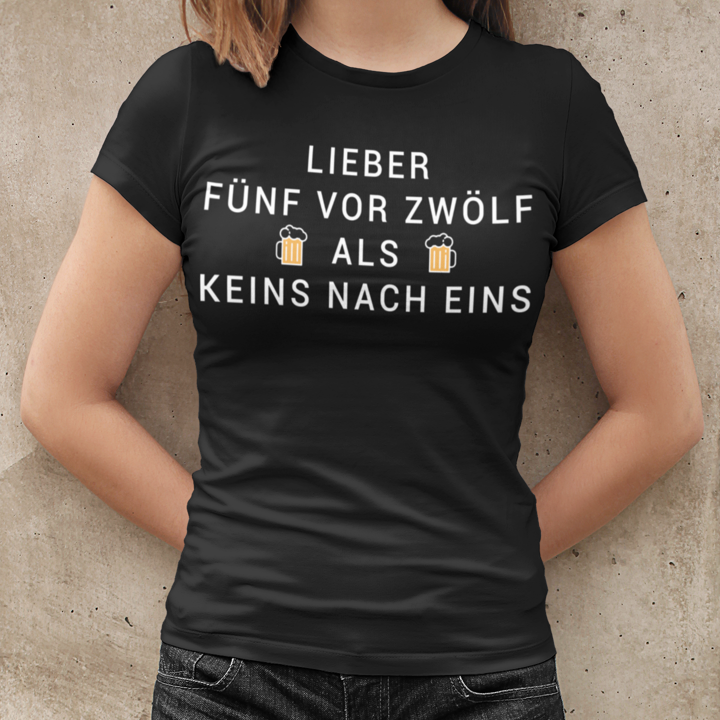 Lieber fünf vor zwölf als keins nach eins - Damenshirt