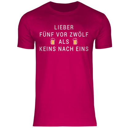 Lieber fünf vor zwölf als keins nach eins - Herren Shirt Sorbet