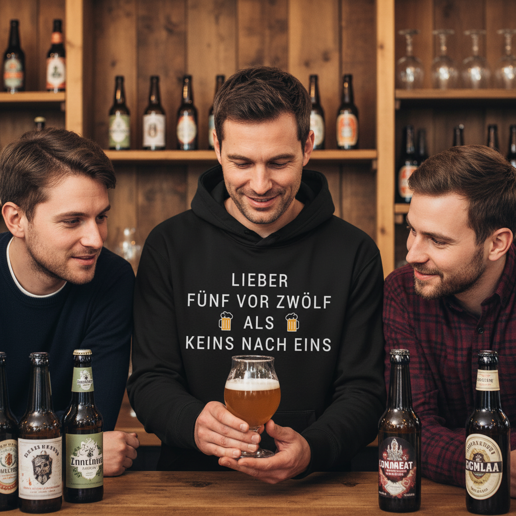 Lieber fünf vor zwölf als keins nach eins - Unisex Hoodie